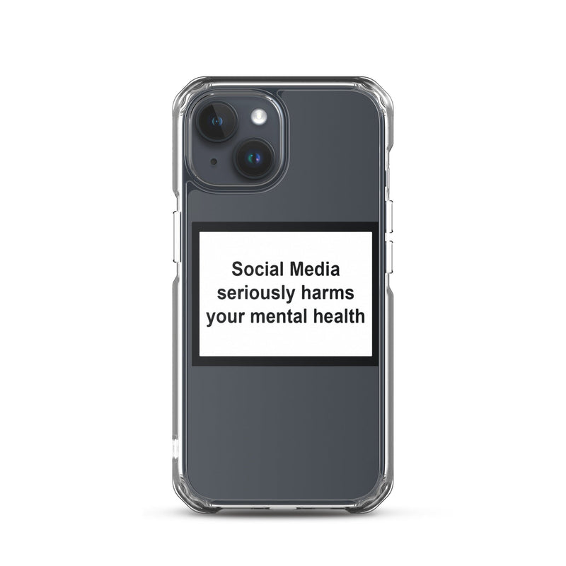 Social Media Harms your mental health iPhone Case Obsessed Global iPhone 15 