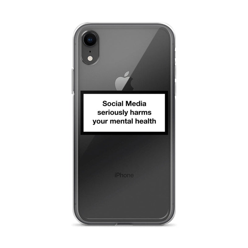 Social Media Harms your mental health iPhone Case Obsessed Global iPhone XR 