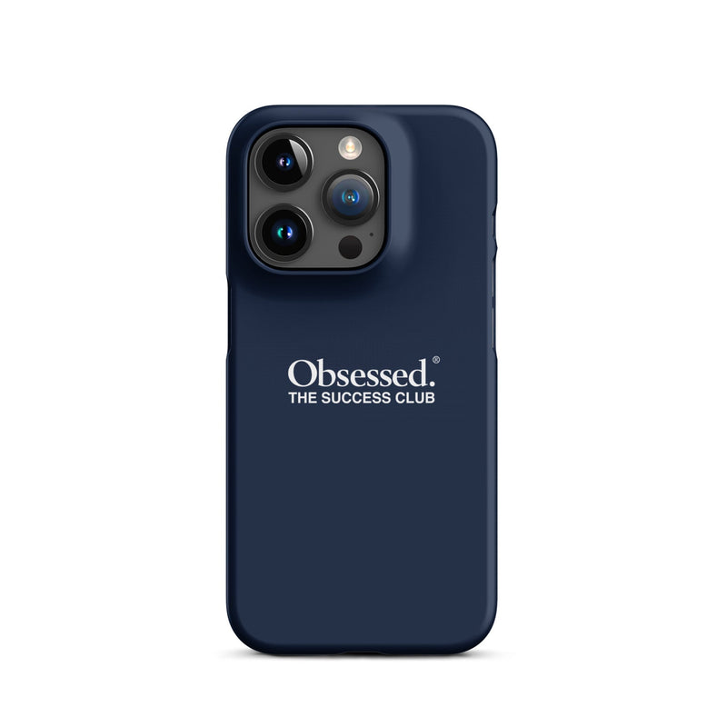 Success Club Navy iPhone Case Obsessed Global iPhone 15 Pro 